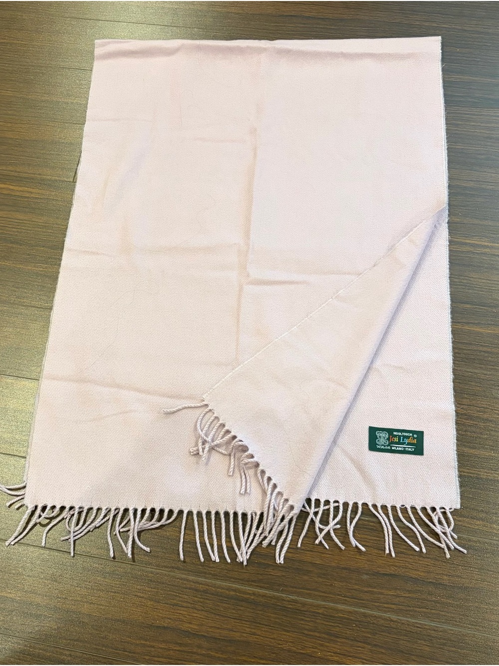 Light Purple Fringe Scarf